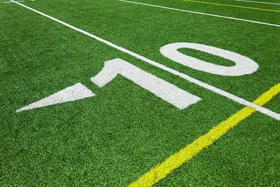 Ten yard line - football